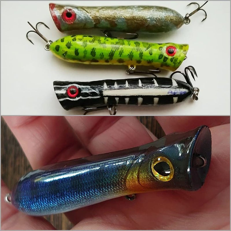 wLure 10 Blank Unpainted Minnow Crankbait Topwater Lipless Jerkbait Fishing Lures V3 (UPT683P10) - Image 5